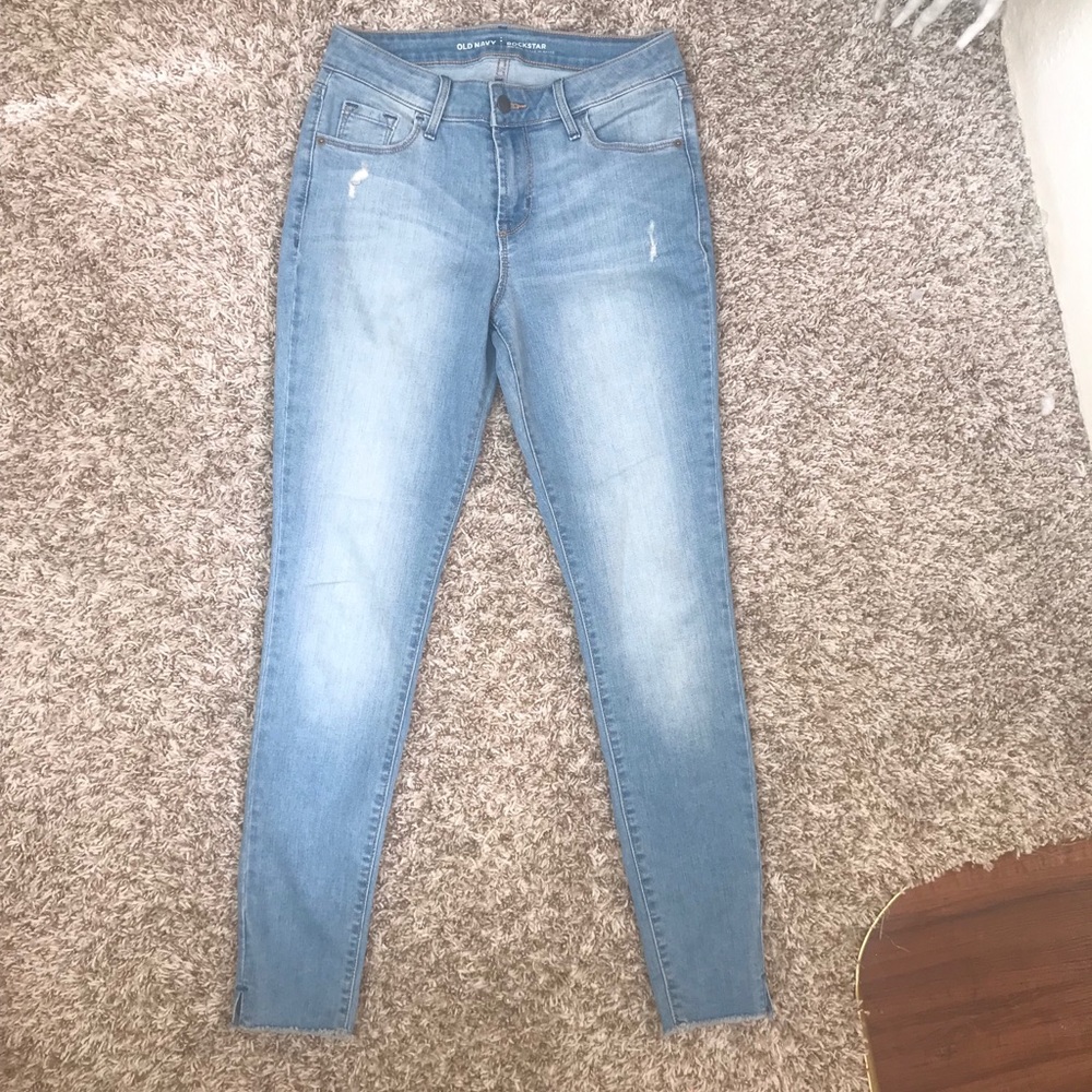 Old navy rockstar mid-rise jeans